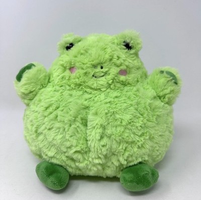 Soft Round Green Frog Plush Toy   Super Soft Stuffed Animal