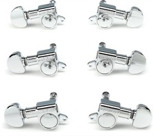 Grover 205C Mini Rotomatics Tuners - 3+3 - Chrome