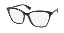 FURLA VFU545 EYEGLASS FRAME/GLASSES OVERSIZED CATEYE LENSES PRESTIGIOUS BRAND