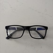 Tommy Hilfiger Th 73 Eyeglasses Frames Black/Blue Brand New 52-17-140