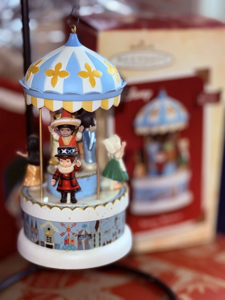 Hallmark Keepsake Disney “It's a Small World” Animated Musical Ornament With Box - Image 2 of 4