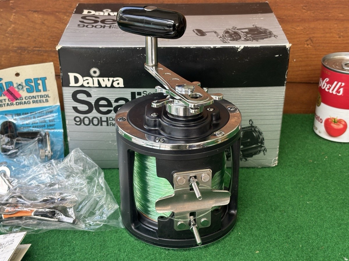 1980's DAIWA SEALINE 900H DEEP SEA FISHING REEL w/ ORIGINAL BOX