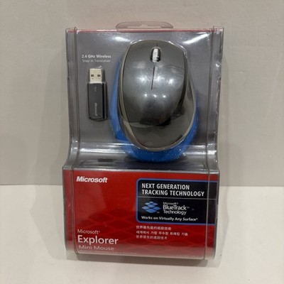 NEW IN BOX OPEN - Microsoft Explorer Mini Mouse BlueTrack Tech 2.4 Ghz Wireless