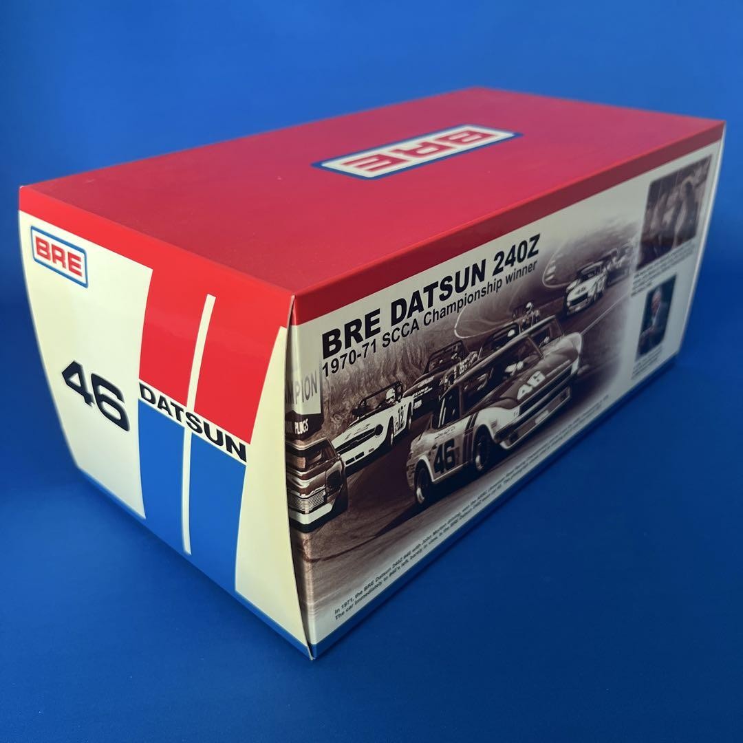 京商 BRE DATSUN 240Z 1/18スケール Kyosho 1/18 BRE Datsun 240Z #46 Diecast Limited Edition 1970