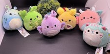 Kellytoy Authentic Squishmallows 3.5" Clips Brenda Insects Lot Of 6