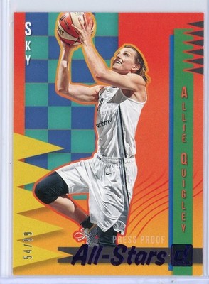2019 Panini Donruss WNBA All-Stars 7 Allie Quigley Purple Press Proof 54/99