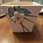 McCoy Pottery Cream Rectangular Floral Planter Vase (#1) — photo 1