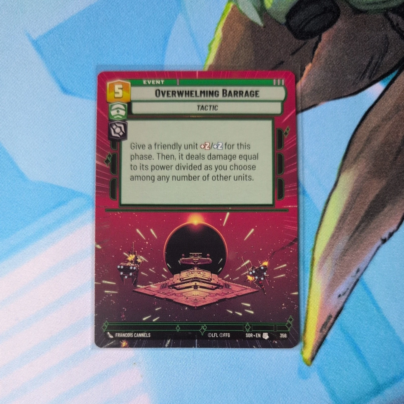 STAR WARS UNLIMITED Overwhelming Barrage Hyperspace SOR #92 092