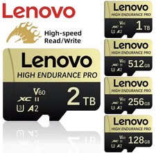 Scheda Memoria Lenovo 256GB Micro SD Alta Velocita Smartphone Tablet PC TF