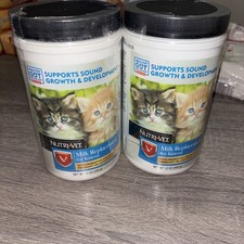 2x Nutri-Vet Milk Replacement For Kittens 12 Ounce BB 12/03/26 kitty cat 16.66 per pound