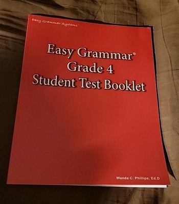 Easy Grammar Grade 4 Student Test Booklet - New - Easy Grammar Systems