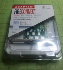 New In Box Adaptec 2091300 FireConnect 4300 3-Port Firewire Adapter
