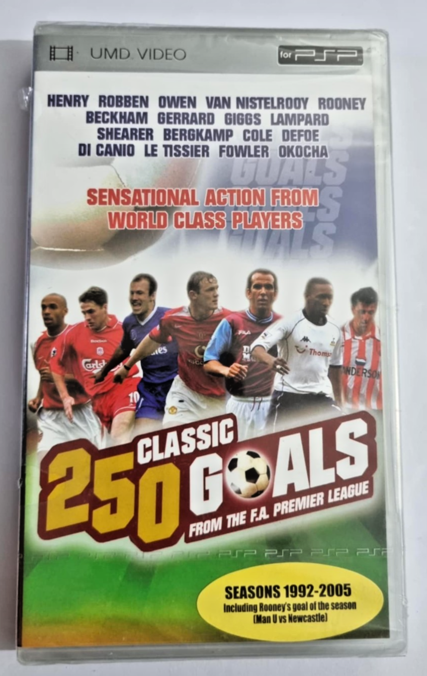 Sealed Classic 250 Goals From The FA Premier League Video Games Sony PSP 2005