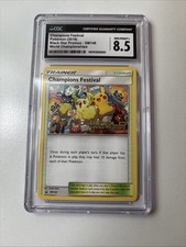 2018 POKEMON SM BLACK STAR PROMO WORLD 18 #SM148 CHAMPIONS FESTIVAL CGC 8.5 on eBay