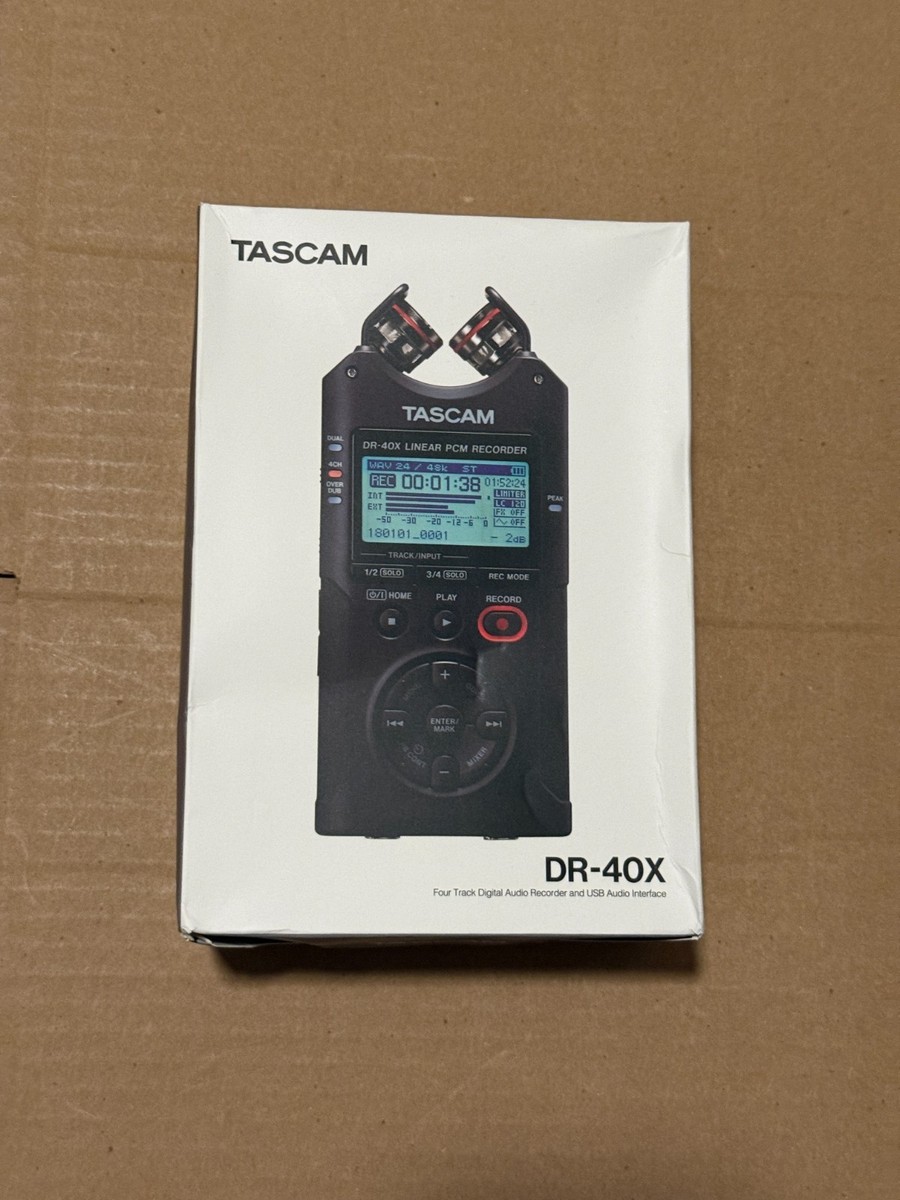 TASCAM DR-40X 4 Track Digital Audio Recorder for sale online | eBay
