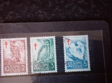 FINLAND LOT7/42 1956  Tuberculosis stamps  SG561-3 used See pic & Desc