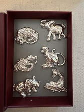 Arthur Court Designs Set Of 6 Safari Magnets With Box