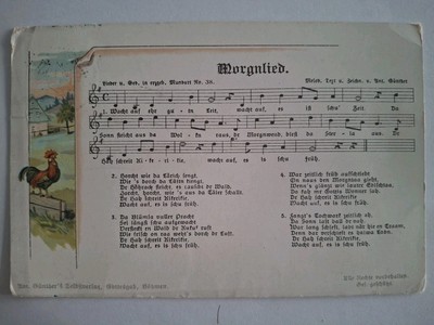 Morgnlied, Anton Günther, Zwickau (Sachsen), 1912