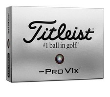 Titleist Pro V1x Left Dash Golf Balls - White Pack of 12