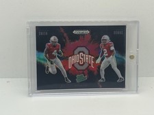 2025 Prizm Draft Picks Caleb Downs / Jeremiah Smith FOTL Dual Black Color Blast