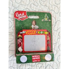 Pocket Etch A Sketch Elf Movie Edition Buddy the Elf Christmas Drawing Toy Red
