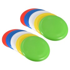 10Pcs 9 Inch Flying Disc Training Soft Disk Yellow/Blue/Green/Red/White