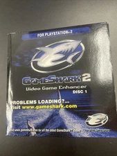 Sony PlayStation 2 PS2 Game Shark Gameshark 2 Video Game Enhancer Disc + Sleeve