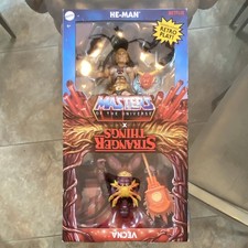 Masters of the Universe x Stranger Things He-Man vs Vecna w  Axe Sword Spider