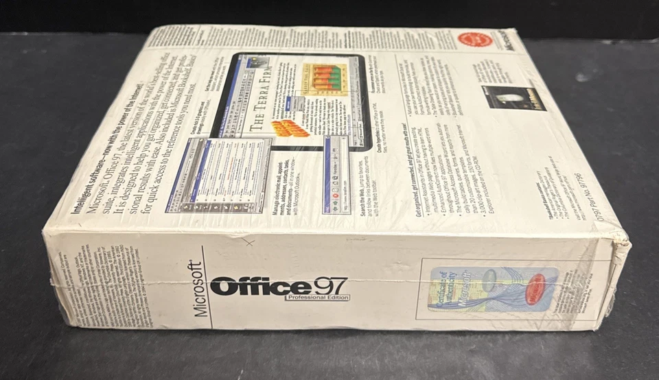 Microsoft Office 97 Professional Edition Full Version CD Sealed Read Description - Image 4 of 4