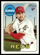 2018 Topps Heritage Alex Blandino Rookie Cincinnati Reds #509