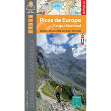 Spain Picos de Europa National Park 2 map set hiking walking sport tourist