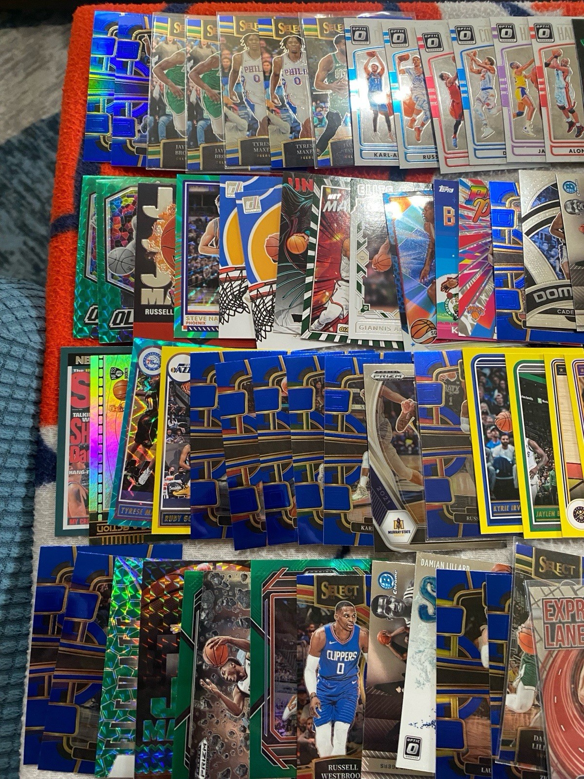 LARGE NBA VETERANS HOF INSERTS AUTO PATCH ROOKIE BULK LOT! PLEASE SEE/READ! view 5