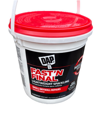 DAP 12143 Off White Slight Odor Paste Lightweight Spackling 1 gal.