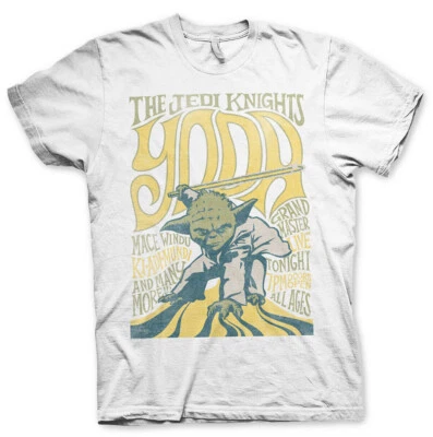 Yoda Jedi Knight shirt polyester officially licensed - Imagen 1 de 2