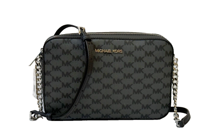 MICHAEL KORS ダークグレー ハンドバッグ MICHAEL KORS JET SET ITEM EAST WEST SHOULDER CROSSBODY BAG MK GREY