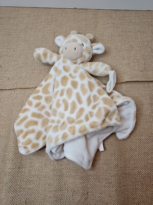 Carter's Giraffe Lovey Security Blanket Minky Fleece Hook Loop