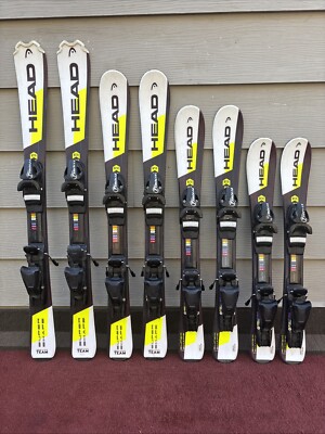 Head Supershape Team Kids Jr Skis  w/Tyrolia Sp 4.5 Bindings - GREAT CONDITION!!
