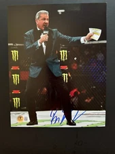 Bruce Buffer Hot!! autographed signed UFC voice VOTO 8x10 photo Beckett BAS coa