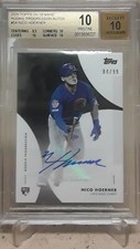 2020 Topps On Demand NICO HOERNER Rookie Progression Auto /99 BGS 10/10 POP 1