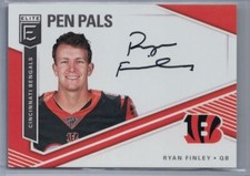 2019 Panini Elite Pen Pals Autograph Ryan Finley  Cincinnati Bengals