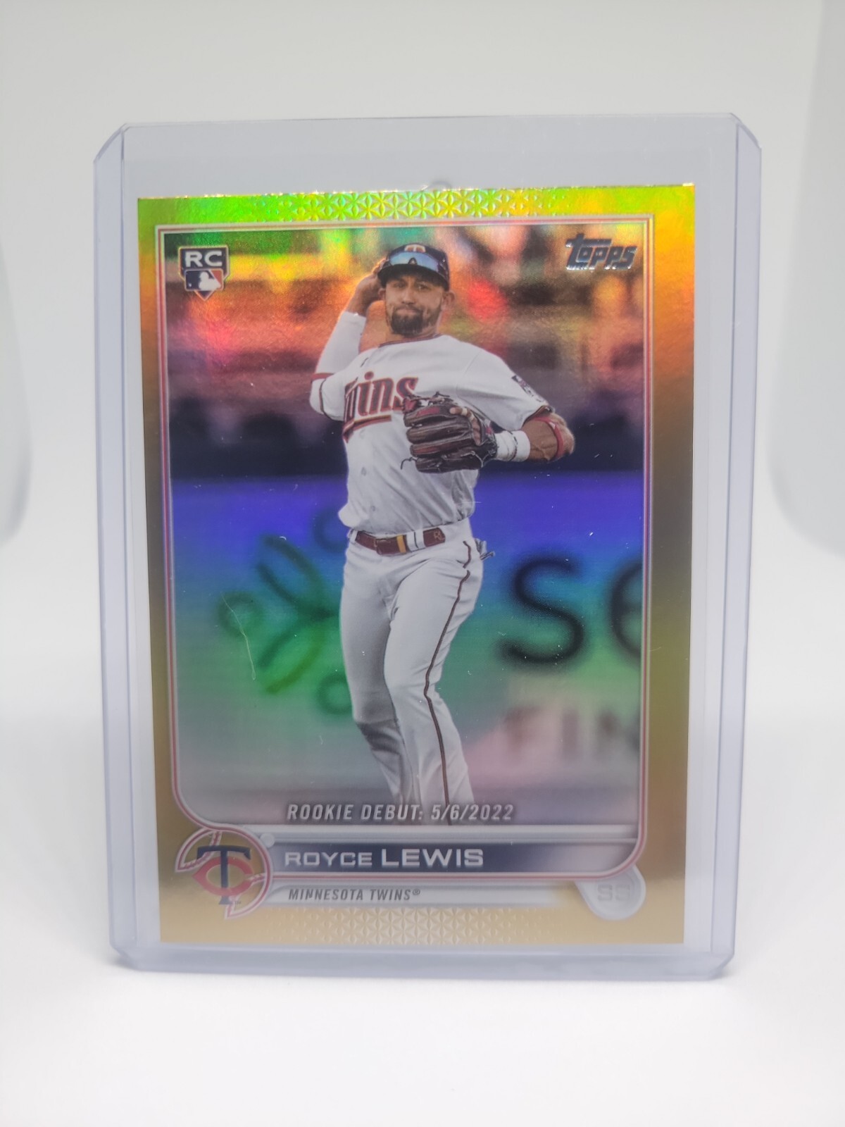 Royce Lewis Rookie Debut RC - 2022 Topps Update Series MLB - Gold Foil