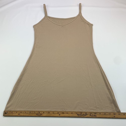 Elita SL1005 Woman’s Large Full Reversible Slip V Neck Camisole Beige NWOT - Picture 8 of 12