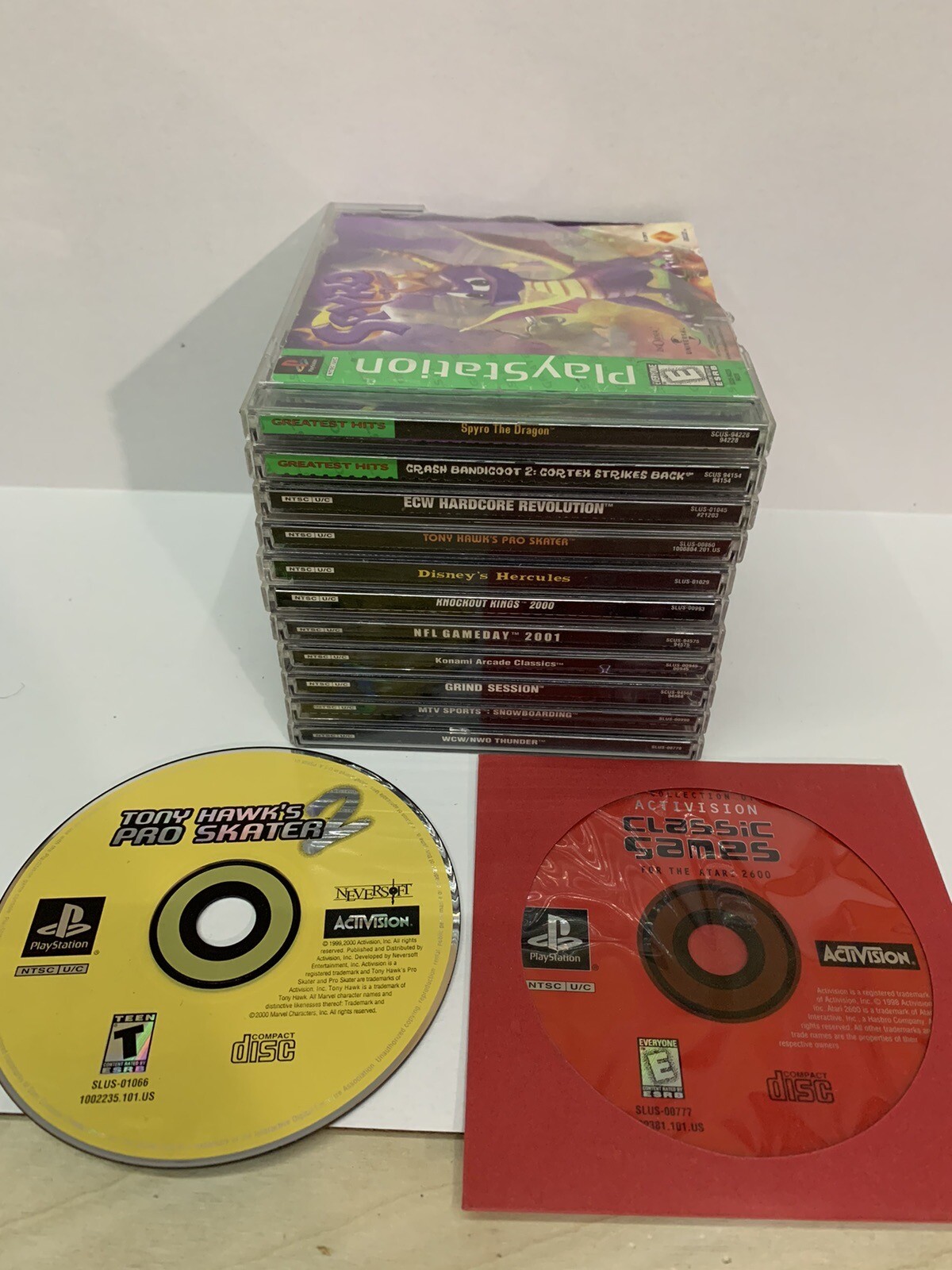 Sony PlayStation 1 PS1 Game Lot Of 13 Spyro, Crash Bandicoot eBay