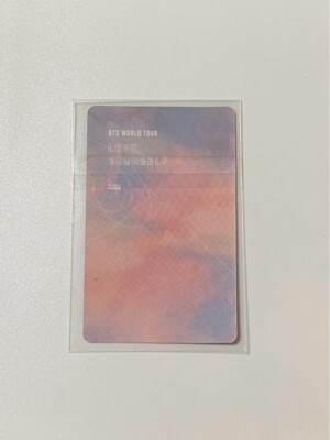 BTS SUGA Love Yourself WORLD TOUR Seoul Official trading Photo