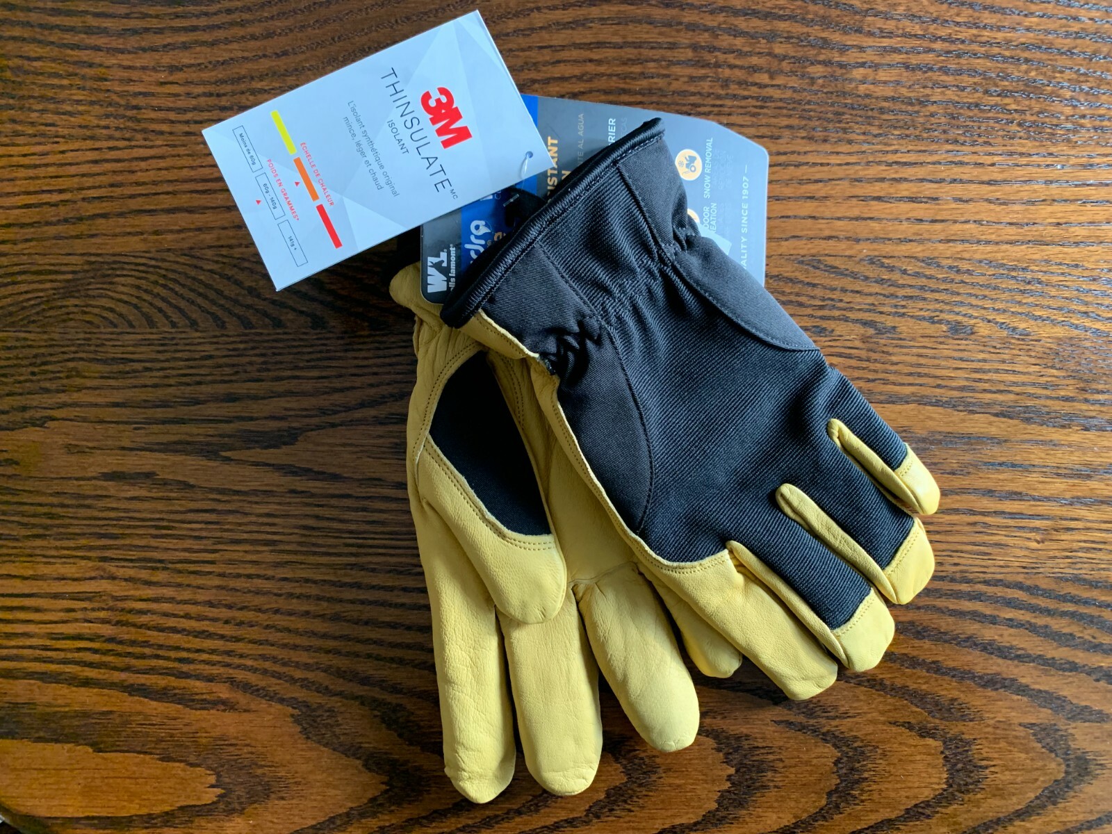 Men's Insulated HydraHyde WaterResistant Goatskin Leather Winter Work