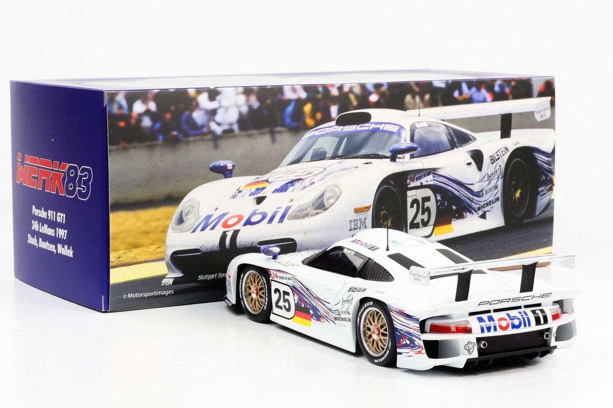 1:18 Werk83 Porsche 911 GT1 #25 Stuck, Boutsen, Wollek 24h