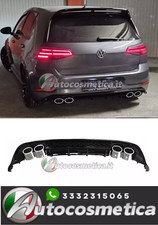 VW GOLF 7.5 2017-2020 DIFFUSORE POSTERIORE SOTTO PARAURTI TERMINALI R ABS