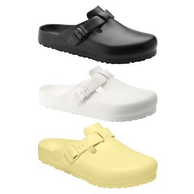 BIRKEN STOCK　BOSTON EVA 【36】 BIRKENSTOCK BOSTON ESSENTIALS EVA CLOGS Black/White/Popcorn Size