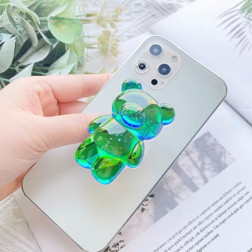 Bear Finger Holder Grip Tok Air Sac Ring Mobile Rotatable Stand For Cell Phone - Photo 21 sur 27