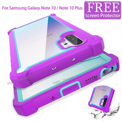 Floveme For Samsung Galaxy Note 10 Case Silicone Shockproof Tpu Note10 For Galaxy Note 10 Plus Clear Cover Case Lazada Singapore